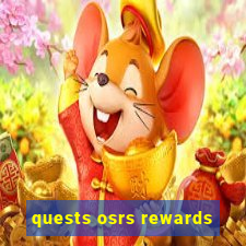 quests osrs rewards